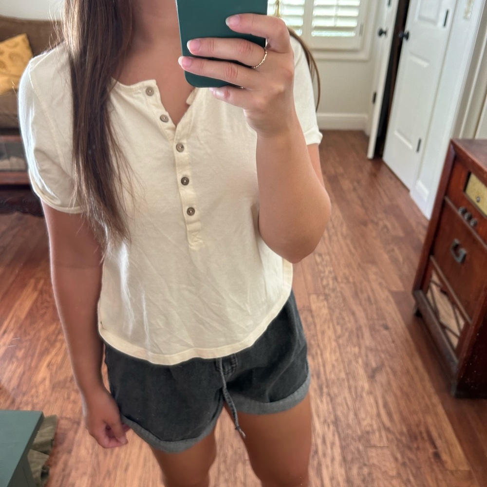 Free people cream top